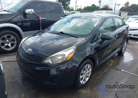 2013 Kia Rio Lx из США, поврежденный, VIN KNADM4A3XD6179881